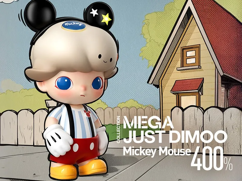 MEGA JUST DIMOO 400% Mickey Mouse