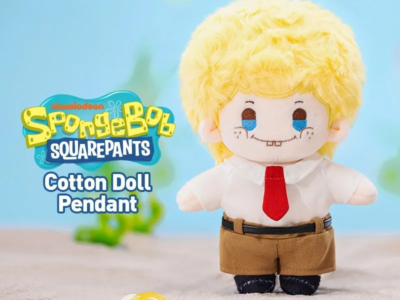 SpongeBob SquarePants ぬいぐるみペンダント シリーズ【ピース】