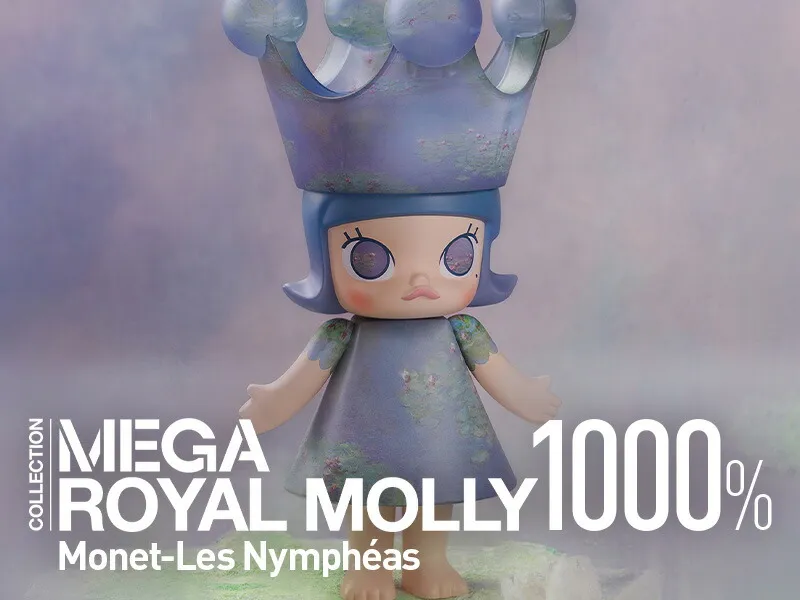 MEGA ROYAL MOLLY 1000% Monet-Les Nympheas