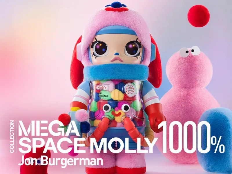MEGA SPACE MOLLY 1000% Jon Burgerman